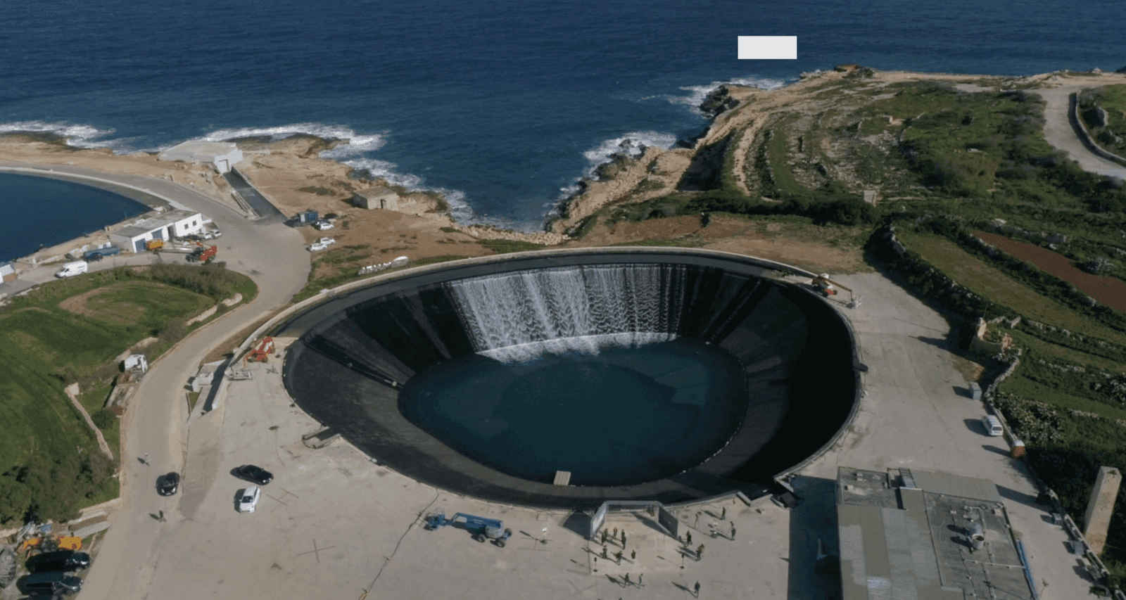 Malta's water tank, the second largest in the World