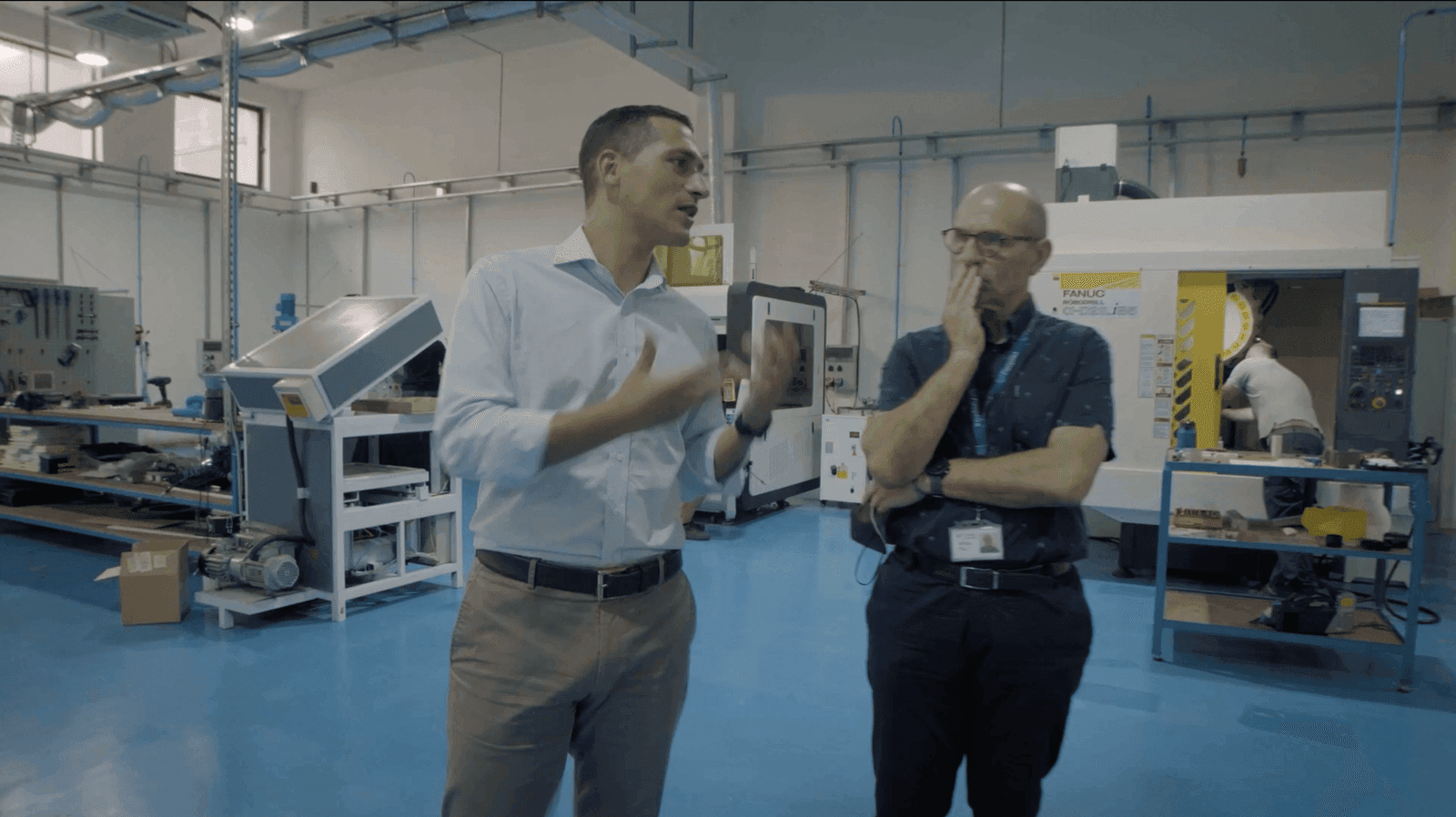 Keith Demicoli interviewing Fizoptika's Arthur Tua on l-Intrapriża