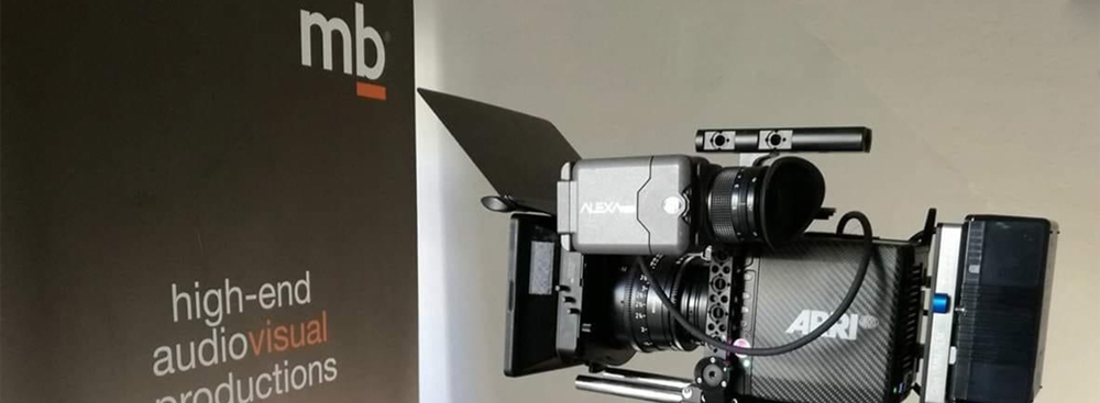 image shows an ARRI camera at motion blur's office